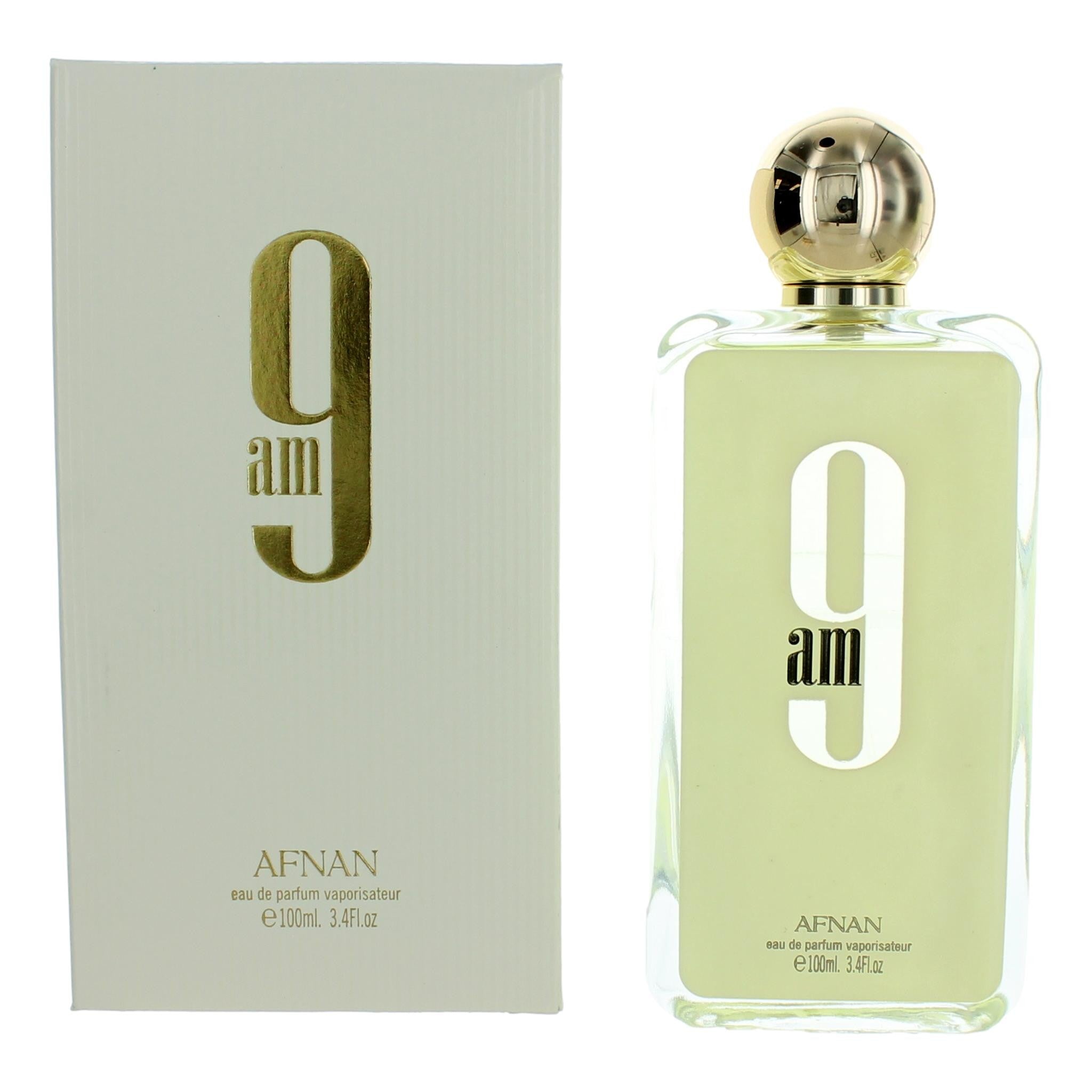 Bottle of 9 AM by Afnan, 3.4 oz Eau De Parfum Spray for Men